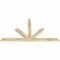 Ekena Millwork Saratoga Rough Sawn Timber Gable Bracket, Douglas Fir, 72"W x 39"H x 2"D x 4"F, 13/12 Pitch GBW072X39X0204SAR00RDF - alternate 4
